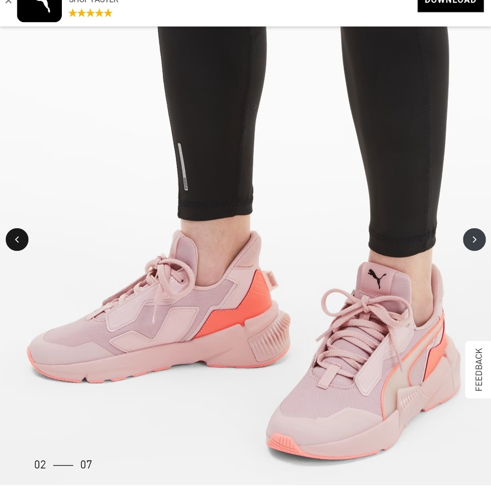 Gently used 9/10 condition size 9 puma runners